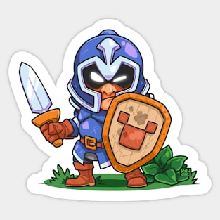 Blue Knight Sticker